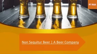 Non Sequitur Beer A Beer Company