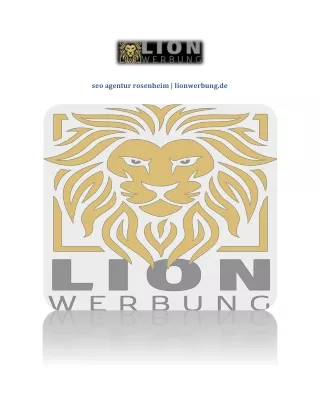 seo agentur rosenheim | lionwerbung.de