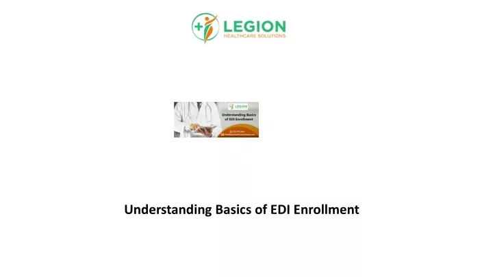 understanding basics of edi enrollment