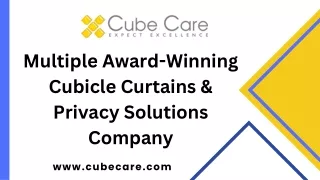 Multiple Award-Winning Cubicle Curtains & Privacy Solutions Company