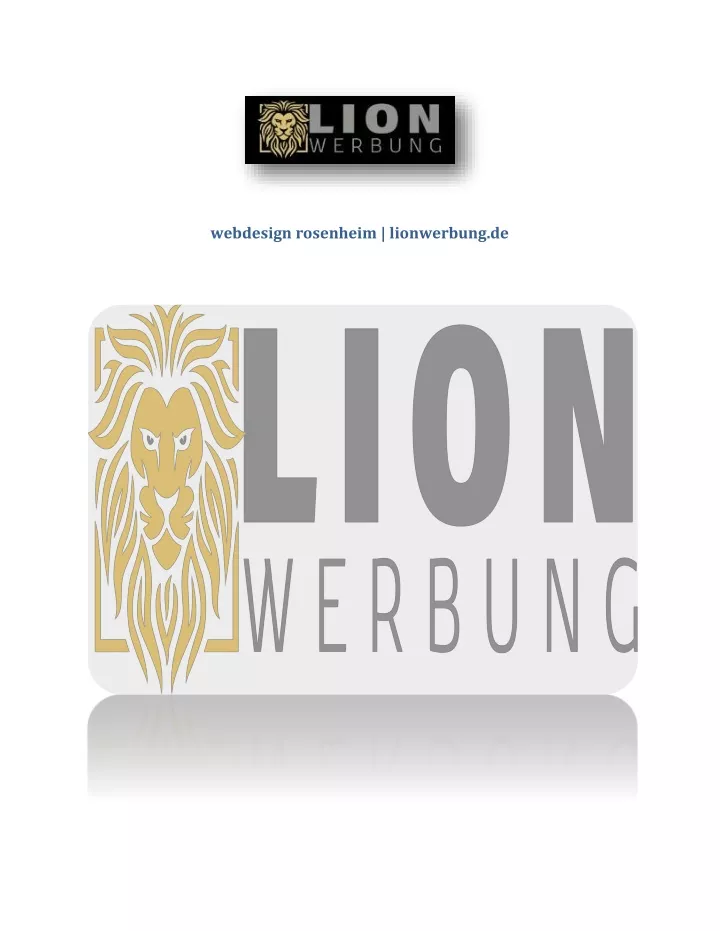 webdesign rosenheim lionwerbung de