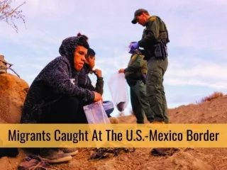 Migrants caught at the U.S.-Mexico border