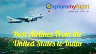 Best Airlines From the United States to India