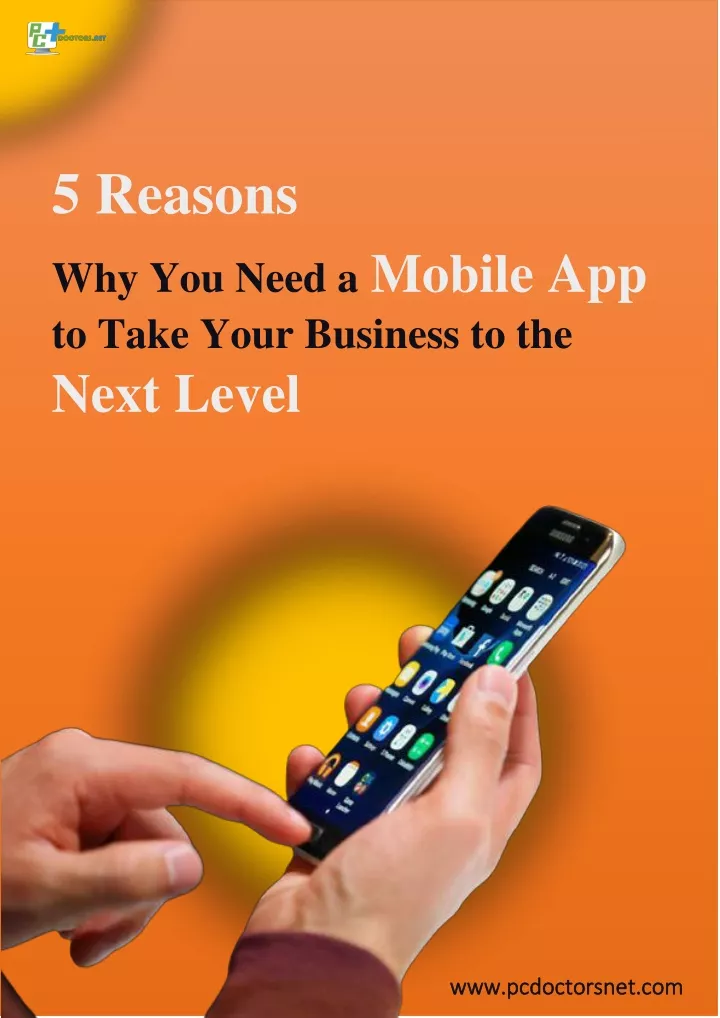 5 reasons why you need a mobile app to take your