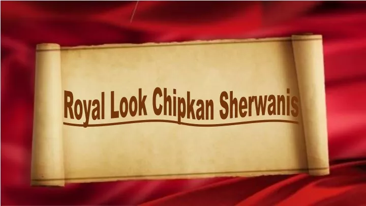 royal look chipkan sherwanis