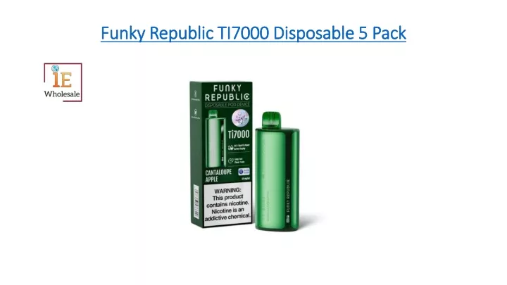 funky republic ti7000 disposable 5 pack