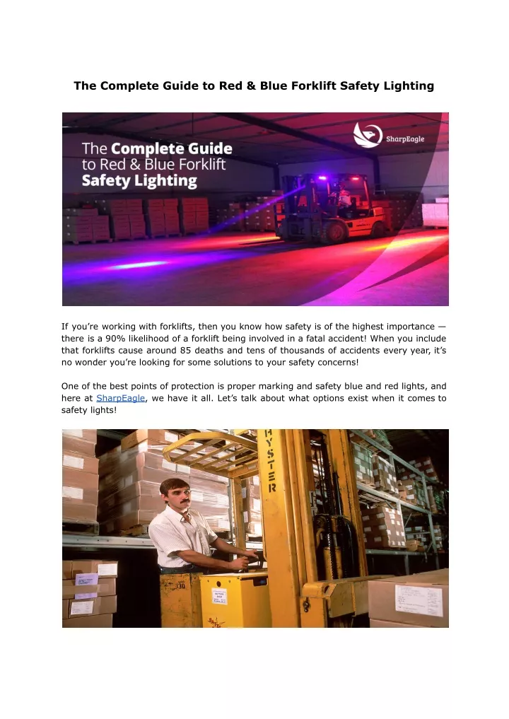 the complete guide to red blue forklift safety