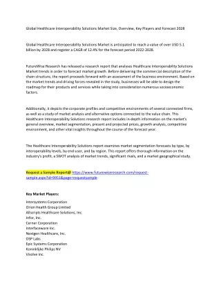global healthcare interoperability solutions