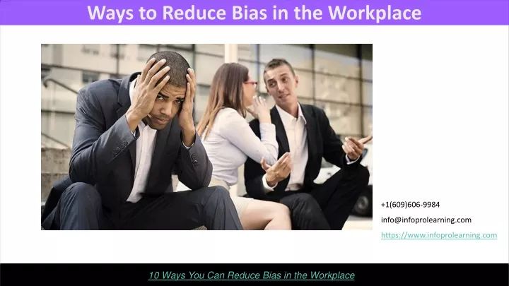 ways to reduce bias in the workplace