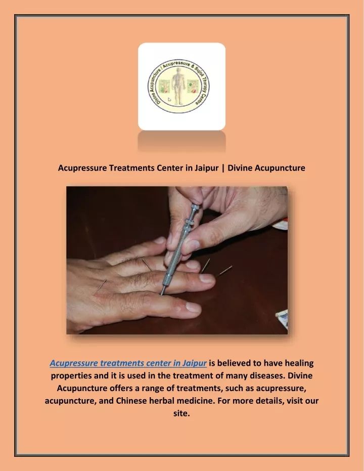 acupressure treatments center in jaipur divine