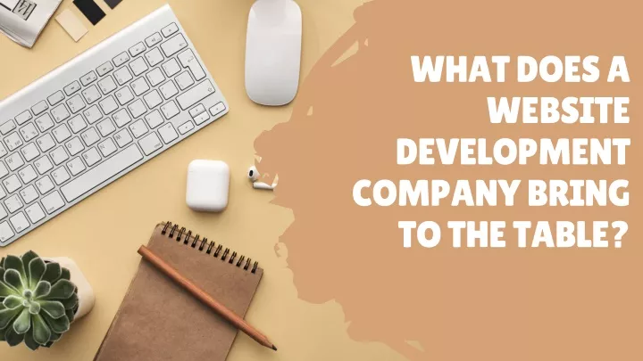 what does a website development company bring