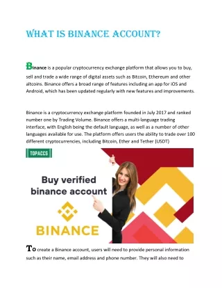 buy verified binance account