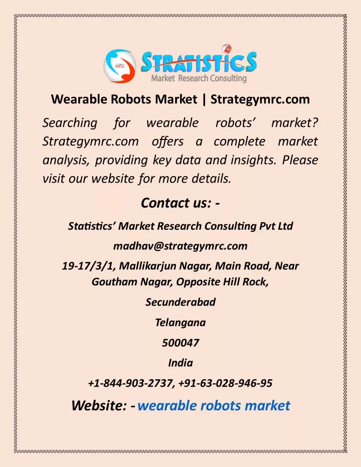 wearable robots market strategymrc com