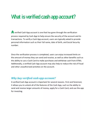 buy verified cash app account