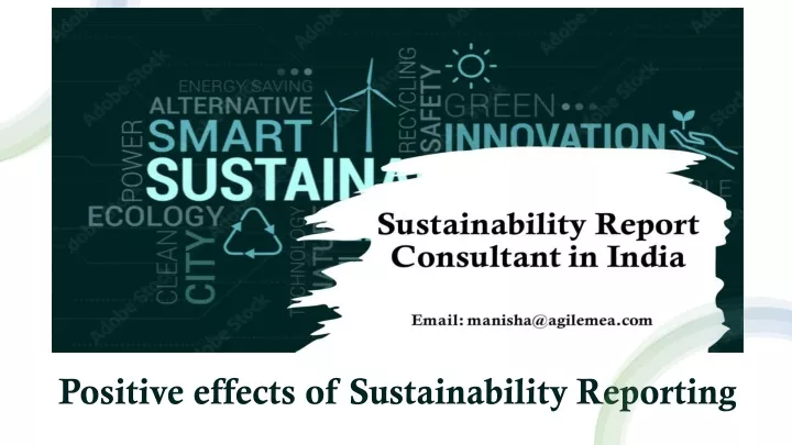 positive effects of sustainability reporting
