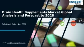 Brain Health Supplements Market Key Highlights and Future Opportunities
