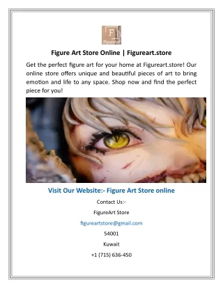 Figure Art Store Online  Figureart.store