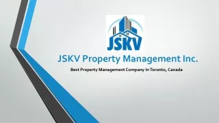 JSKV Property Management Inc