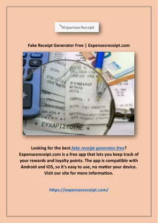 fake receipt generator free expensesreceipt com