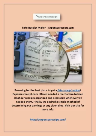 fake receipt maker expensesreceipt com