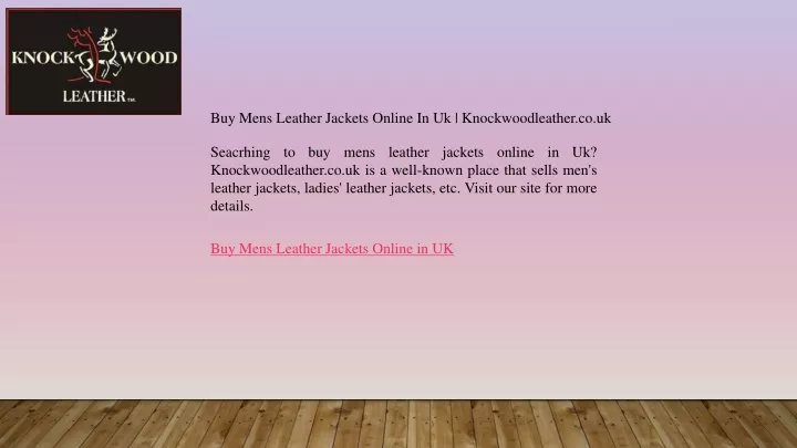 buy mens leather jackets online