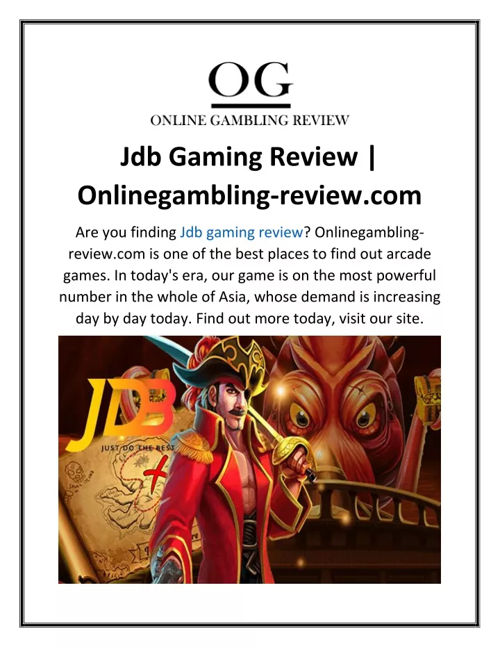 jdb gaming review onlinegambling review com