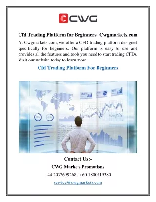 cfd trading platform for beginners cwgmarkets com