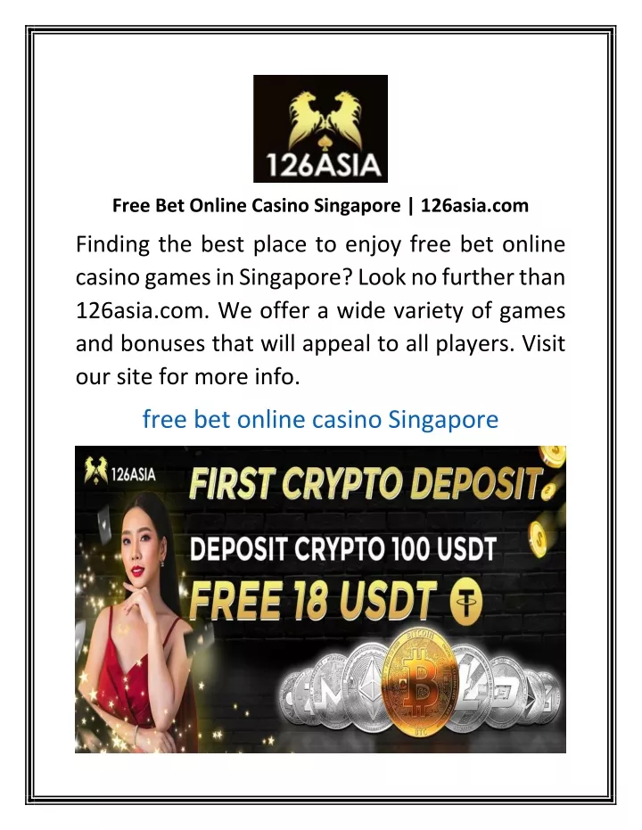 free bet online casino singapore 126asia com