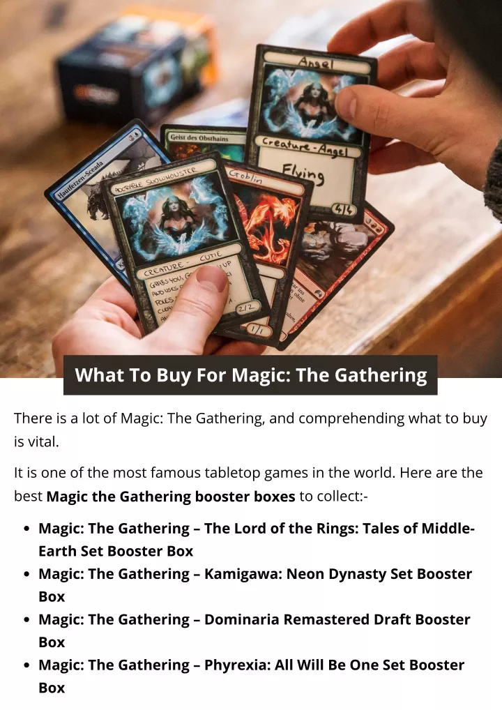 what to buy for magic the gathering