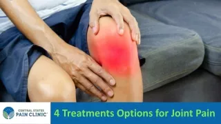 4 Treatments Options for Joint Pain