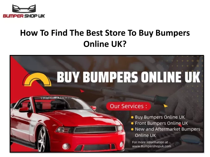 how to find the best store to buy bumpers online