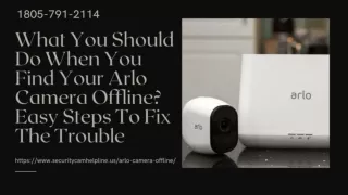My Arlo Camera Offline -How to Fix? 1-8057912114 Reach Anytime