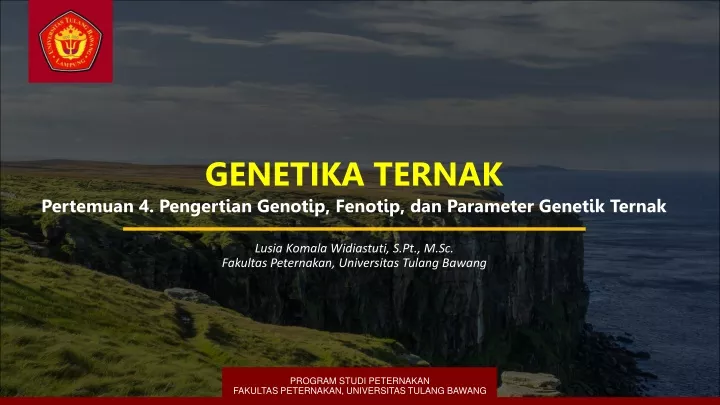 genetika ternak