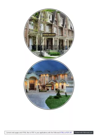 town houses