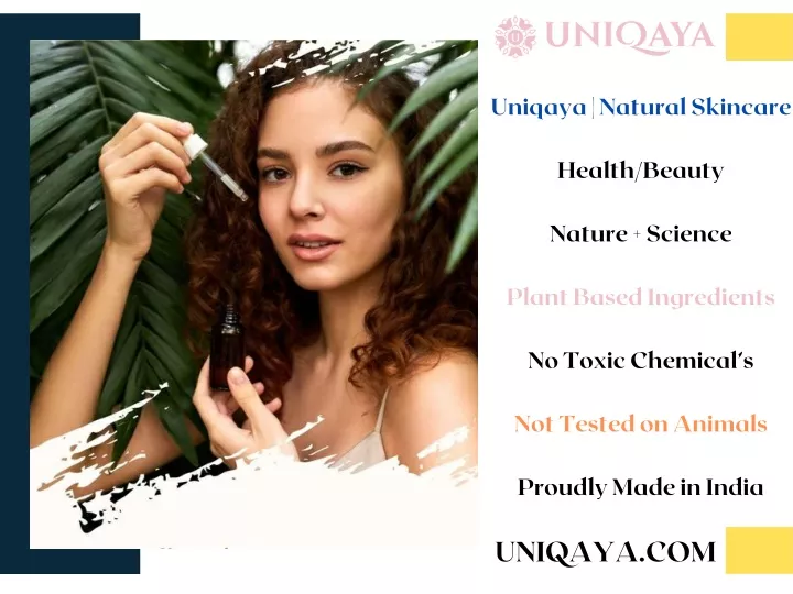 uniqaya natural skincare health beauty nature