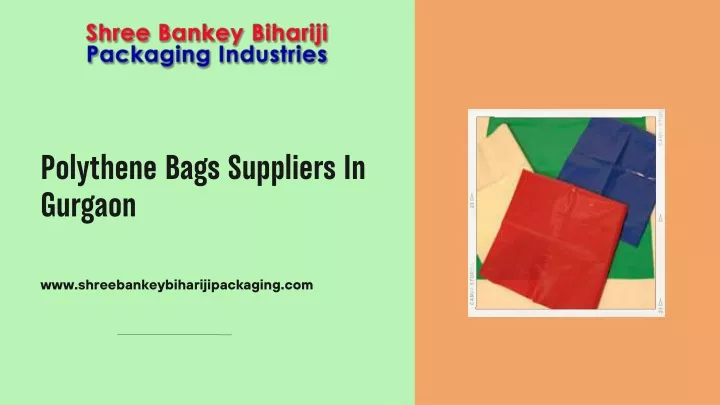 polythene bags suppliers in gurgaon