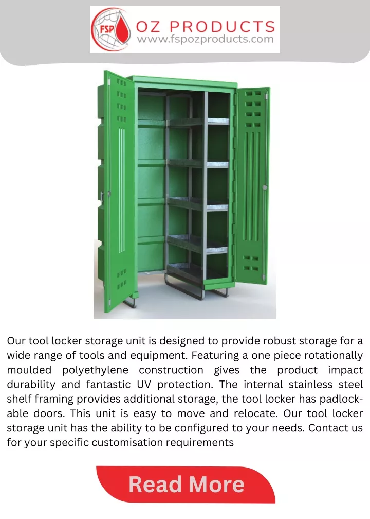 our tool locker storage unit is designed