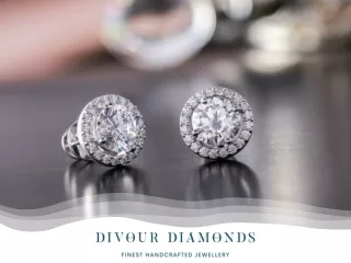 Sparkle and Shine with Diamond Halo Earrings_DivourDiamonds