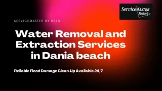 Water Removal and Extraction Services in Dania beach