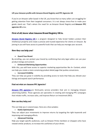 lift your amazon profile with amazon brand