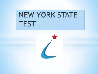 NEW YORK STATE TEST