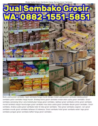 O88ᒿ•I55I•585I (WA) Distributor Sembako Online Grosir Sembako Official