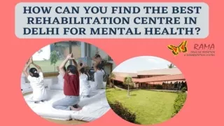 How Can You Find the Best Rehabilitation Centre in Delhi for Mental Health?