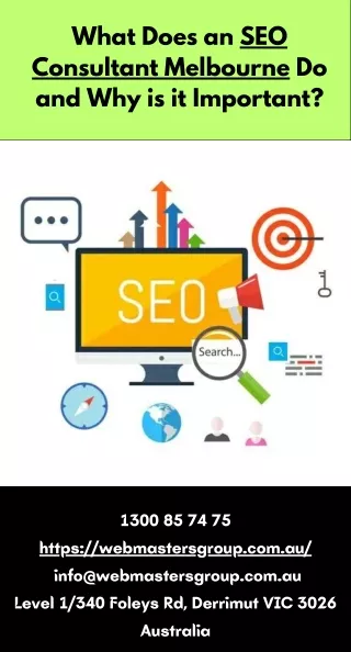 What Does an SEO Consultant Melbourne Do and Why is it Important?
