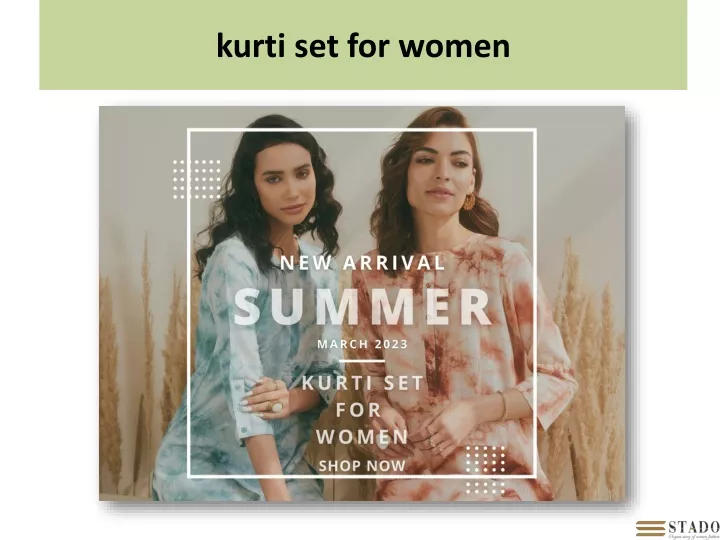 kurti set for women