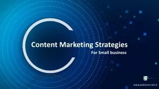 Content Marketing Strategies for Small Businesses