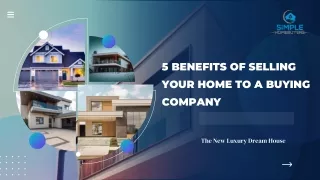 5 Benefits of Selling Your Home to a Buying Company
