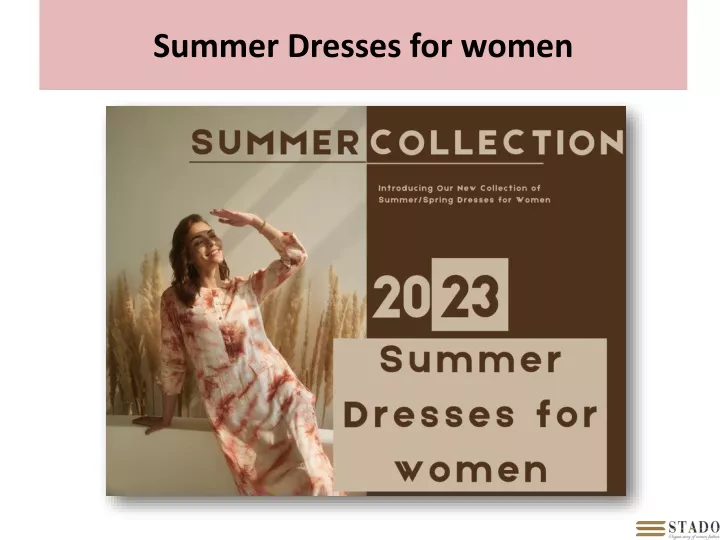 summer dresses for women