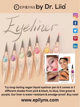 Best-Selling Gluten Free Liquid Eyeliner For Women - EpiLynx