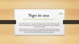 n go in usa https www lotuspetalusa org ngo in usa